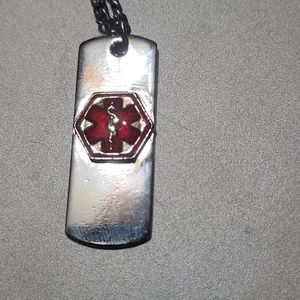 Free Medical Alert Diabetic Necklace